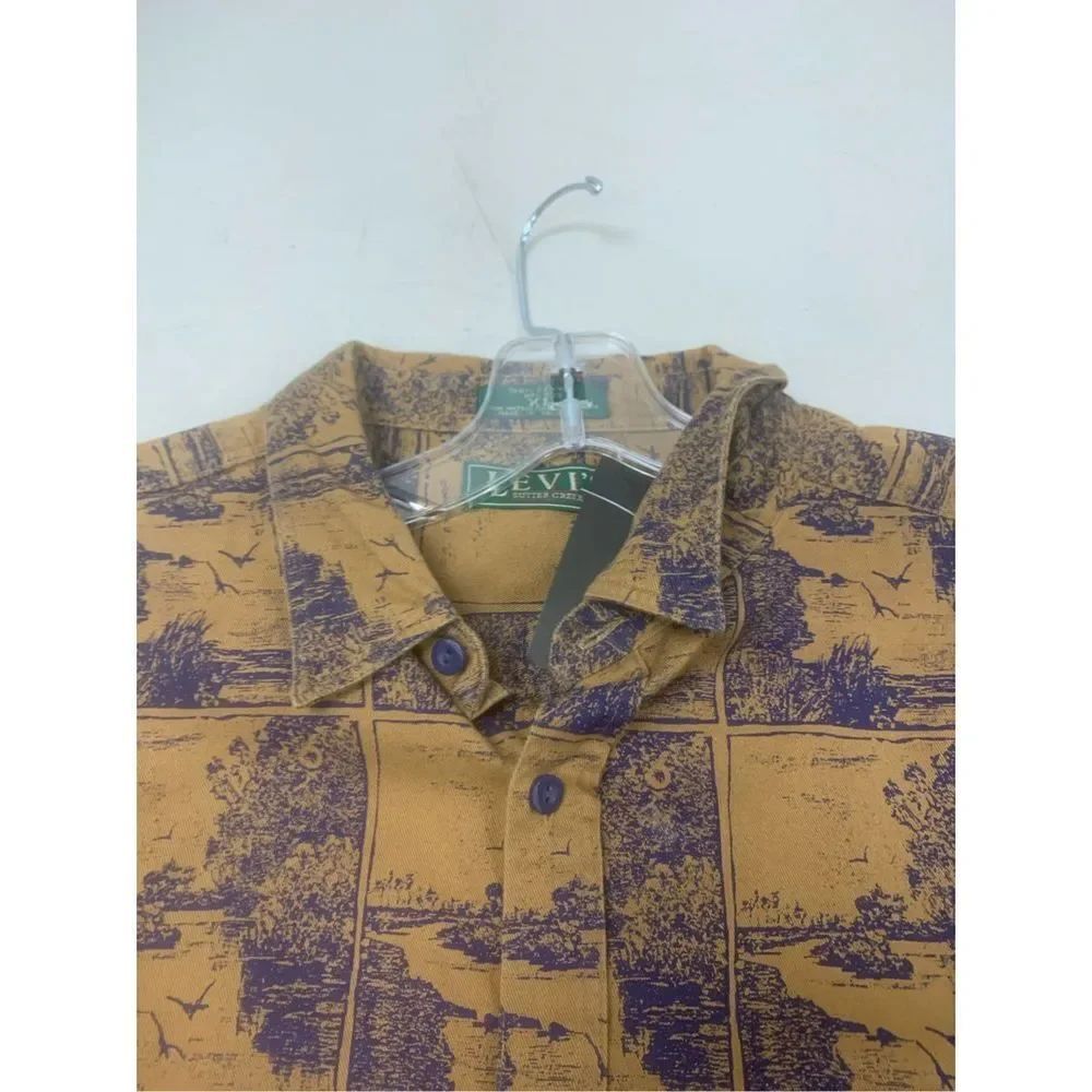Vintage Levi's Patterned Button Down Top - Picture 5 of 8